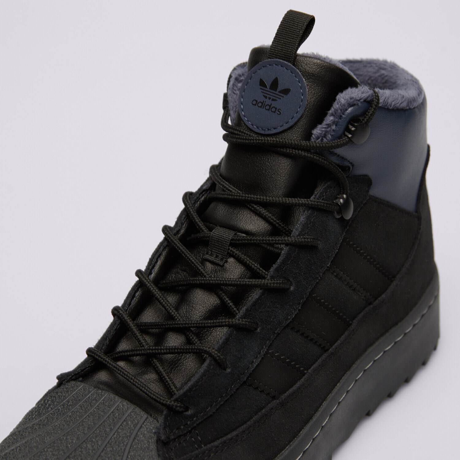 ADIDAS SUPERSTAR WINTER TREK J JQ0346 ✓ Negru | Copii