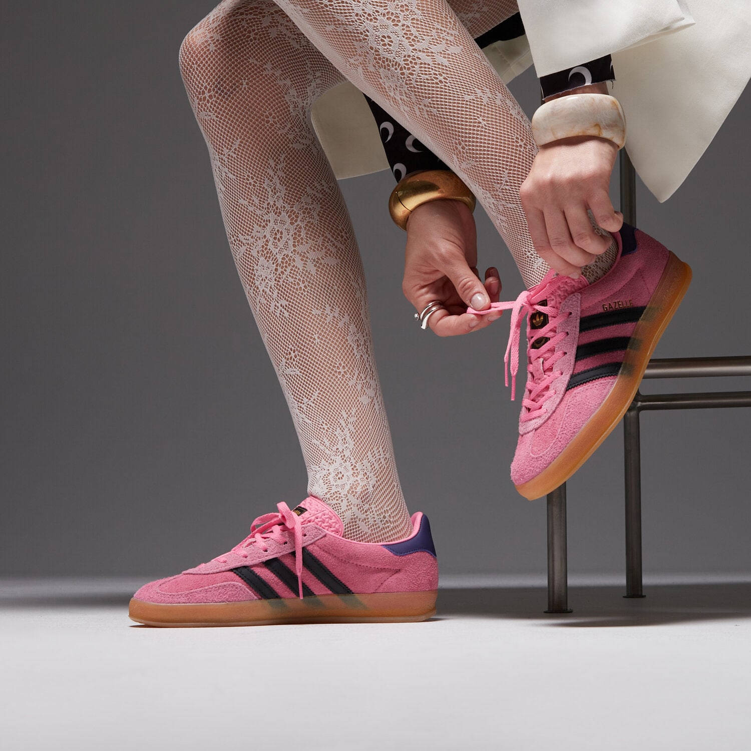 ADIDAS GAZELLE INDOOR W IE7002 ✓ Roz | Femei Sneakers | Sizeer