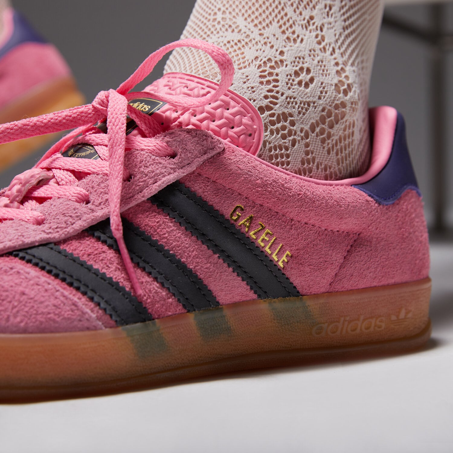 ADIDAS GAZELLE INDOOR W IE7002 ✓ Roz | Femei Sneakers | Sizeer
