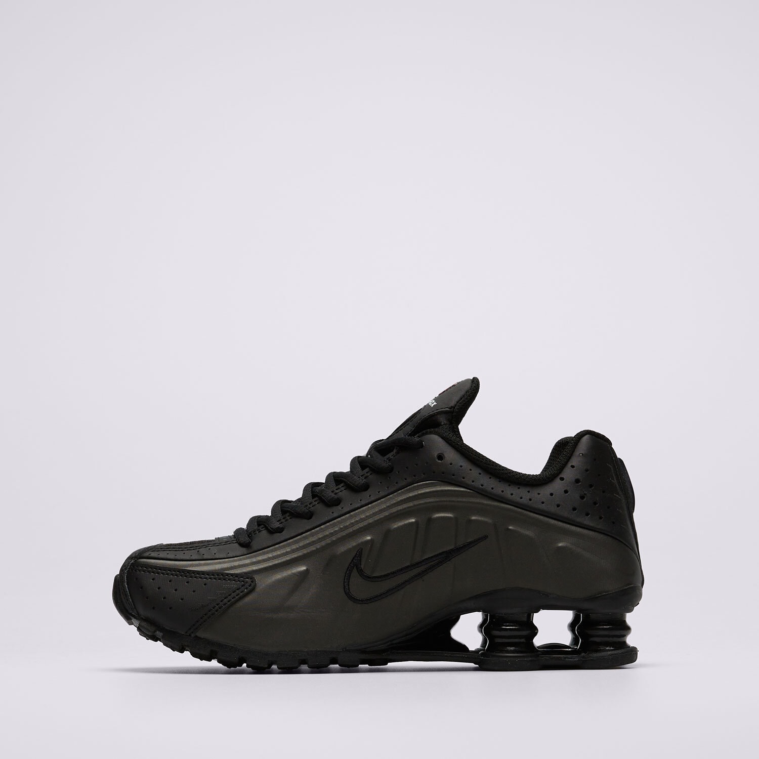 NIKE SHOX R4 (GS) CW2626003 ✓ Negru | Copii Sneakers | Sizeer