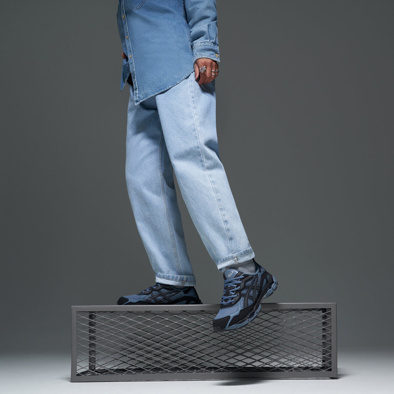 ASICS NYC RUGGED 1203A735-021 ✓ Bleumarin | Bărbați Sneakers