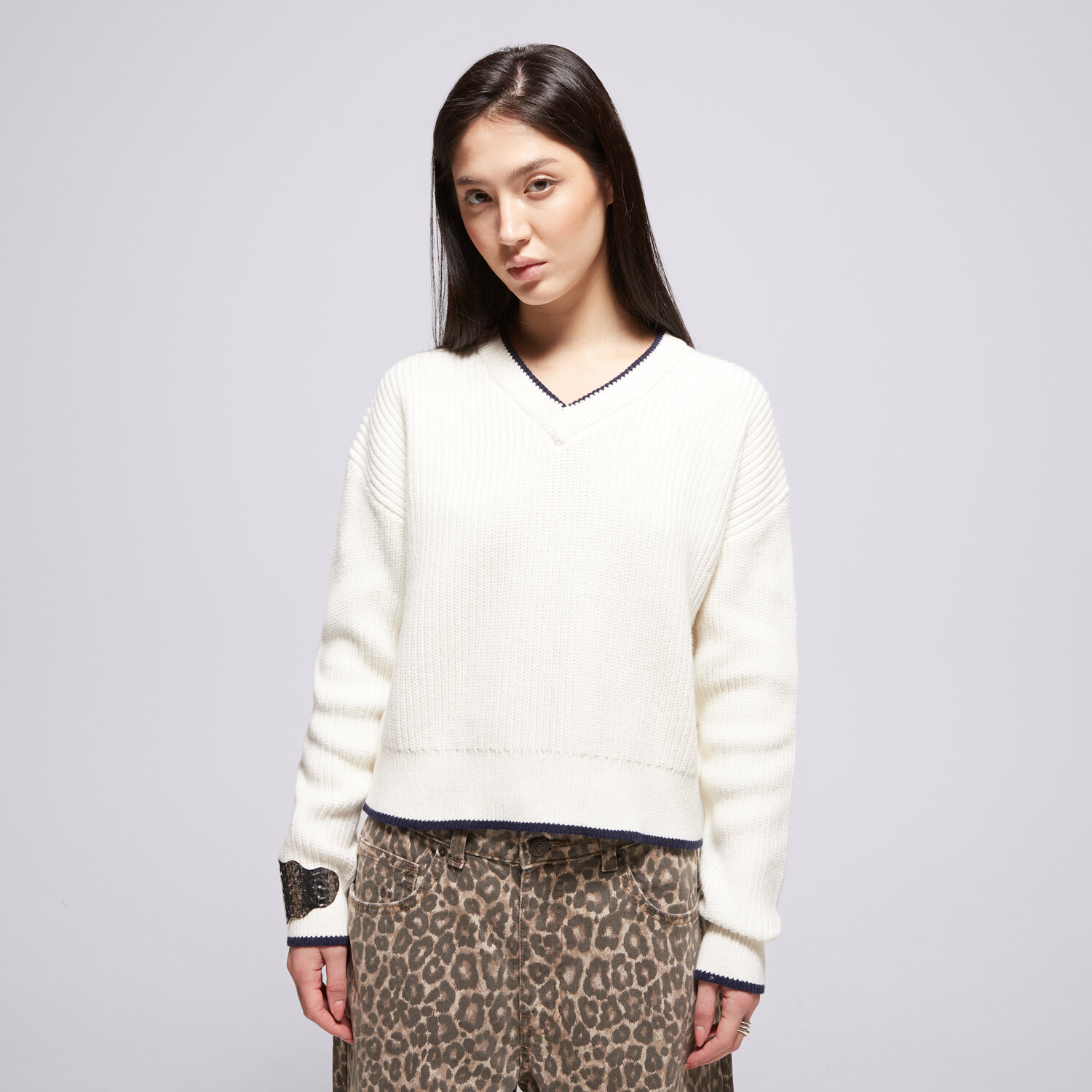 Levis Pulovăr Reese Vneck Sweater Neutrals