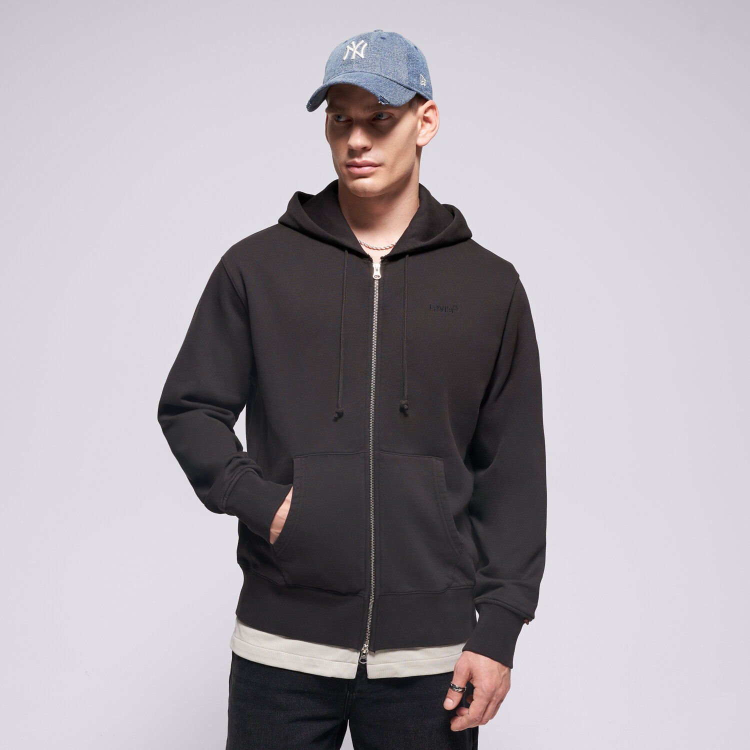 Levi's Bluză Authentic Full Zip Blacks