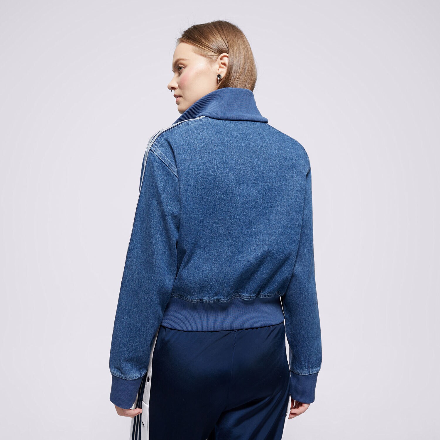 ADIDAS JACHETĂ DENIM TT JD2570 ✓ Albastru | Femei Geci | Sizeer