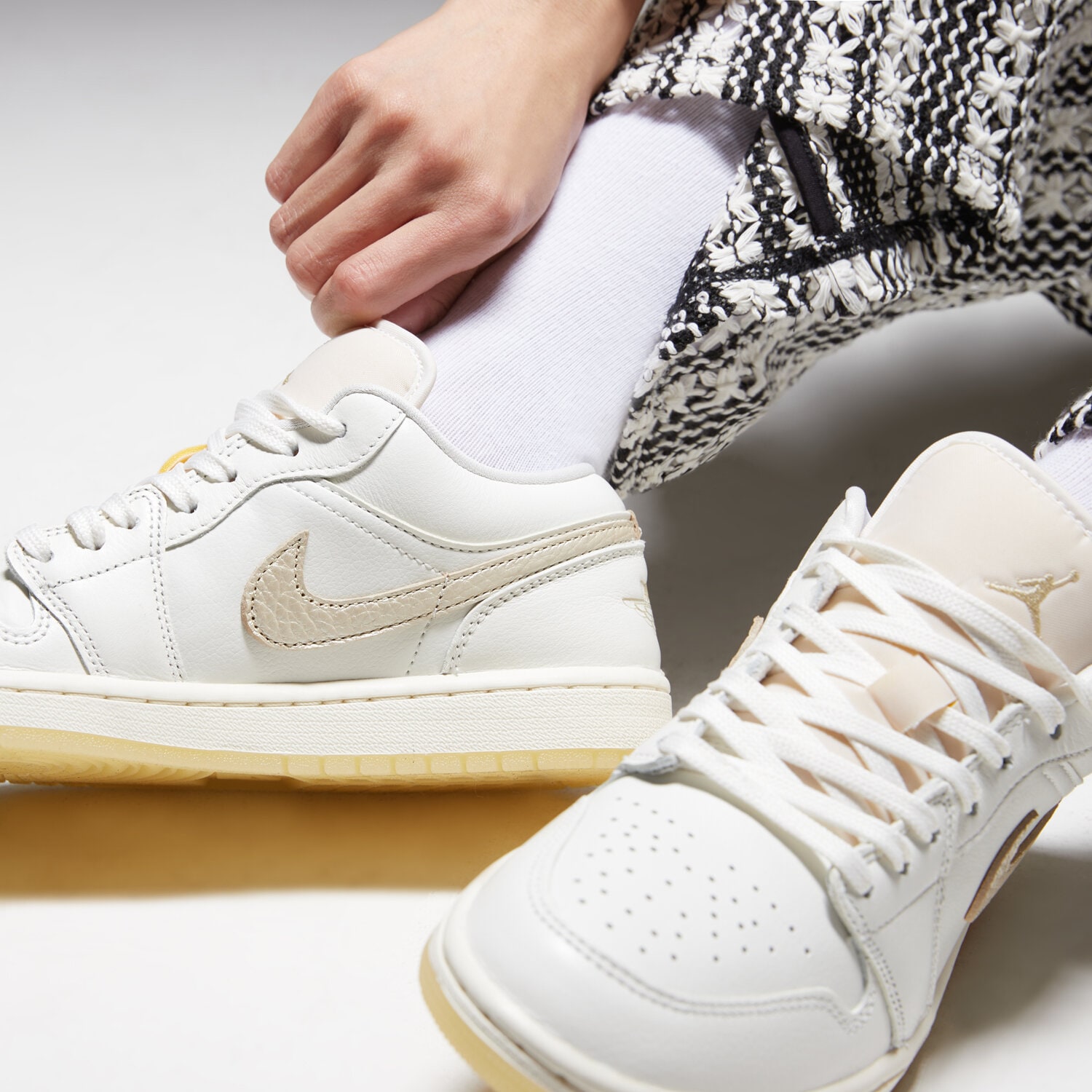 WMNS AIR JORDAN 1 LOW SE V2 HV5157-100 ✓ Bej | Femei Sneakers