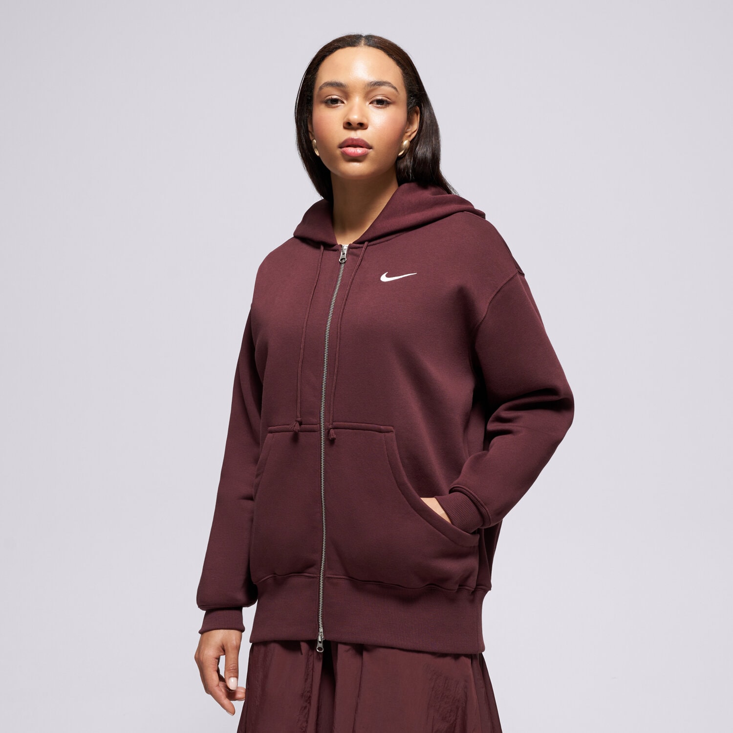 Nike Bluză W Nsw Phnx Flc Fz Os Hoodie