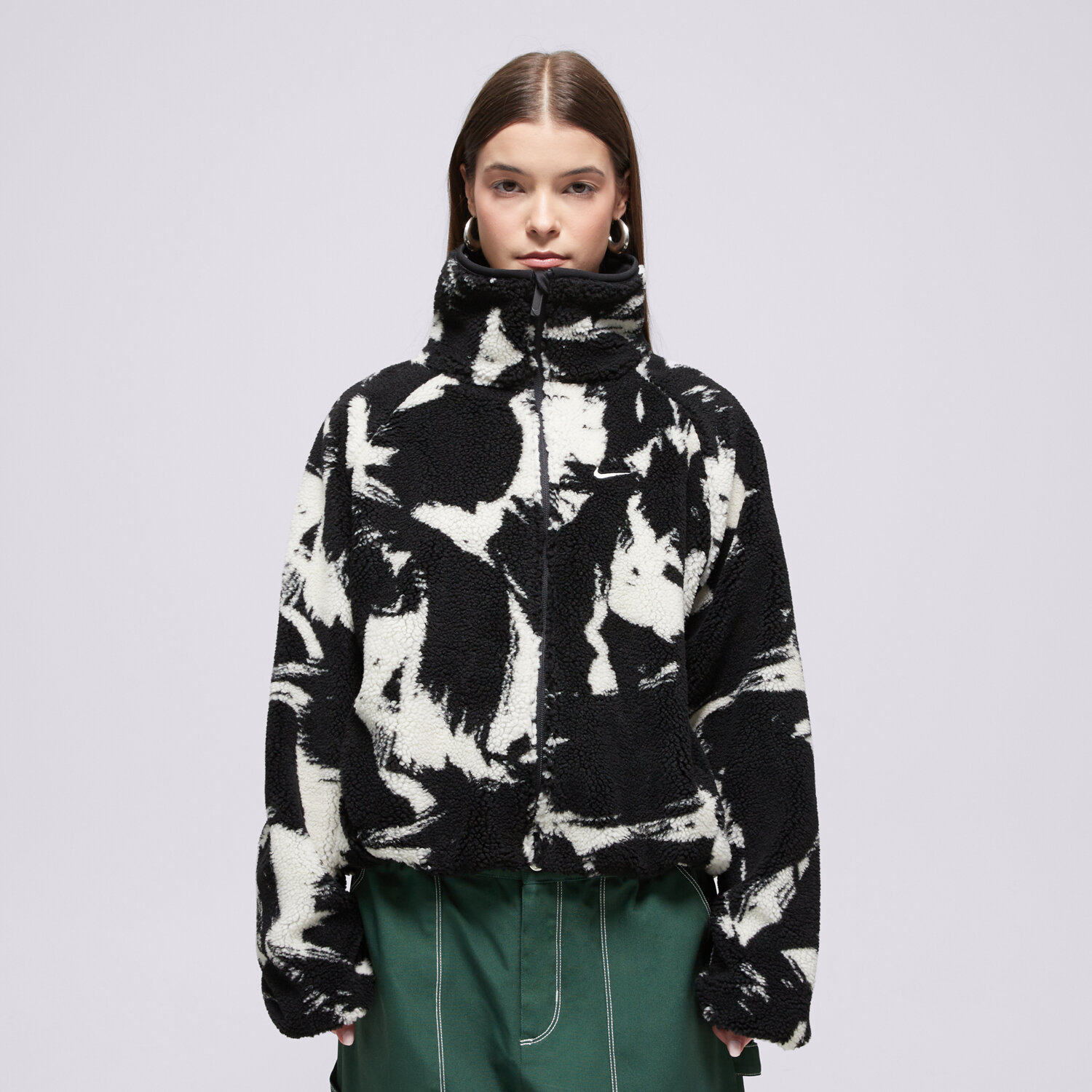 Nike Jachetă Street Aop Sherpa W Nsw