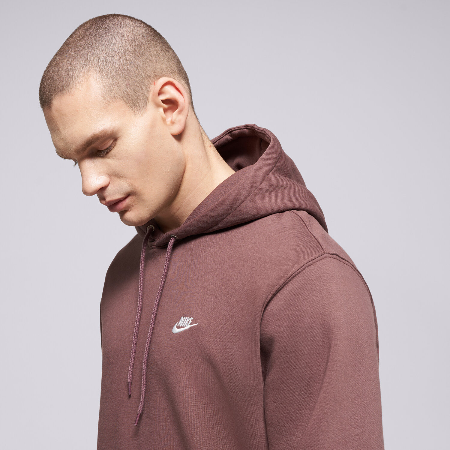NIKE BLUZĂ HANORAC M NK CLUB BB PO HOODIE FN3859-502 ✓ Maro