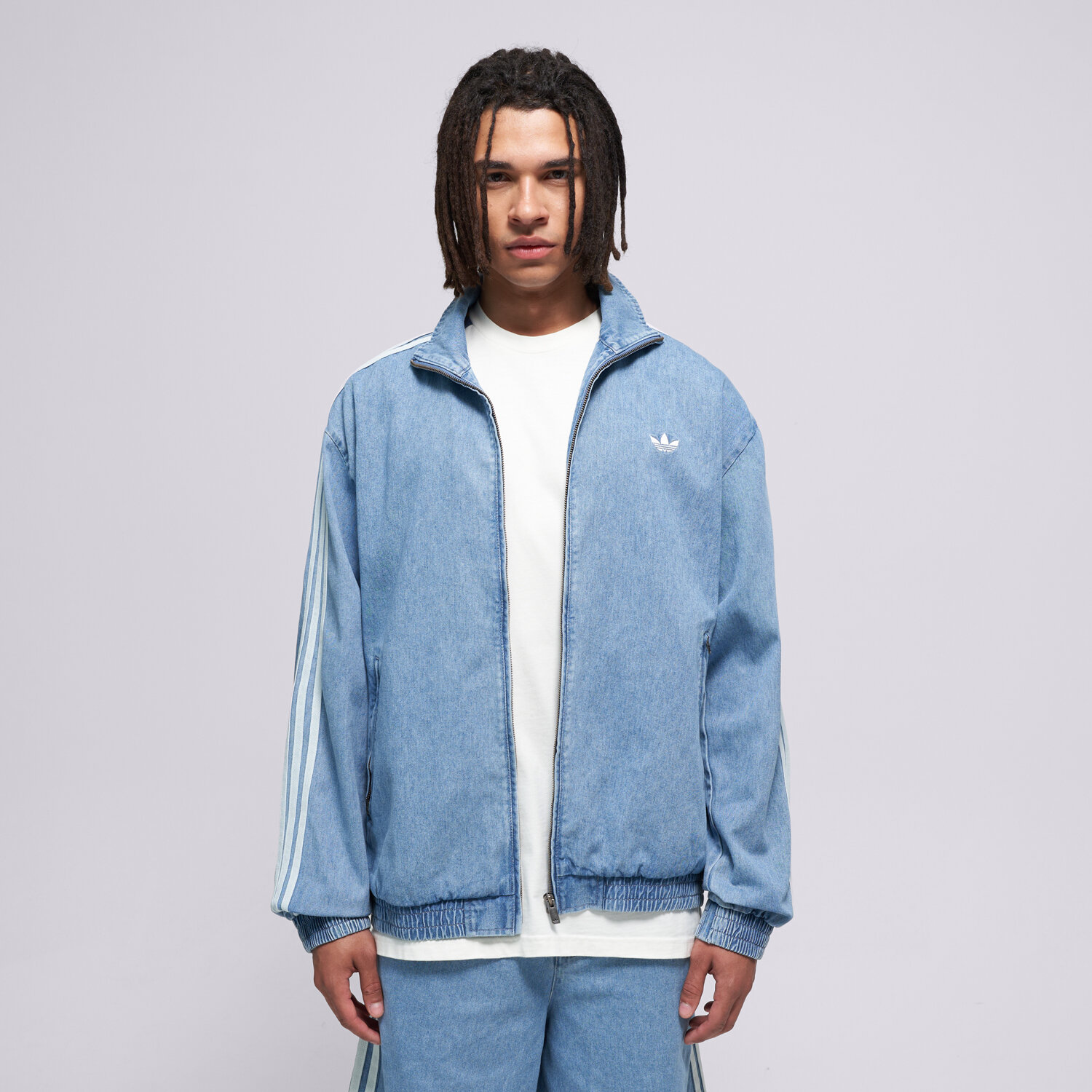 adidas Jachetă Firebird Denim