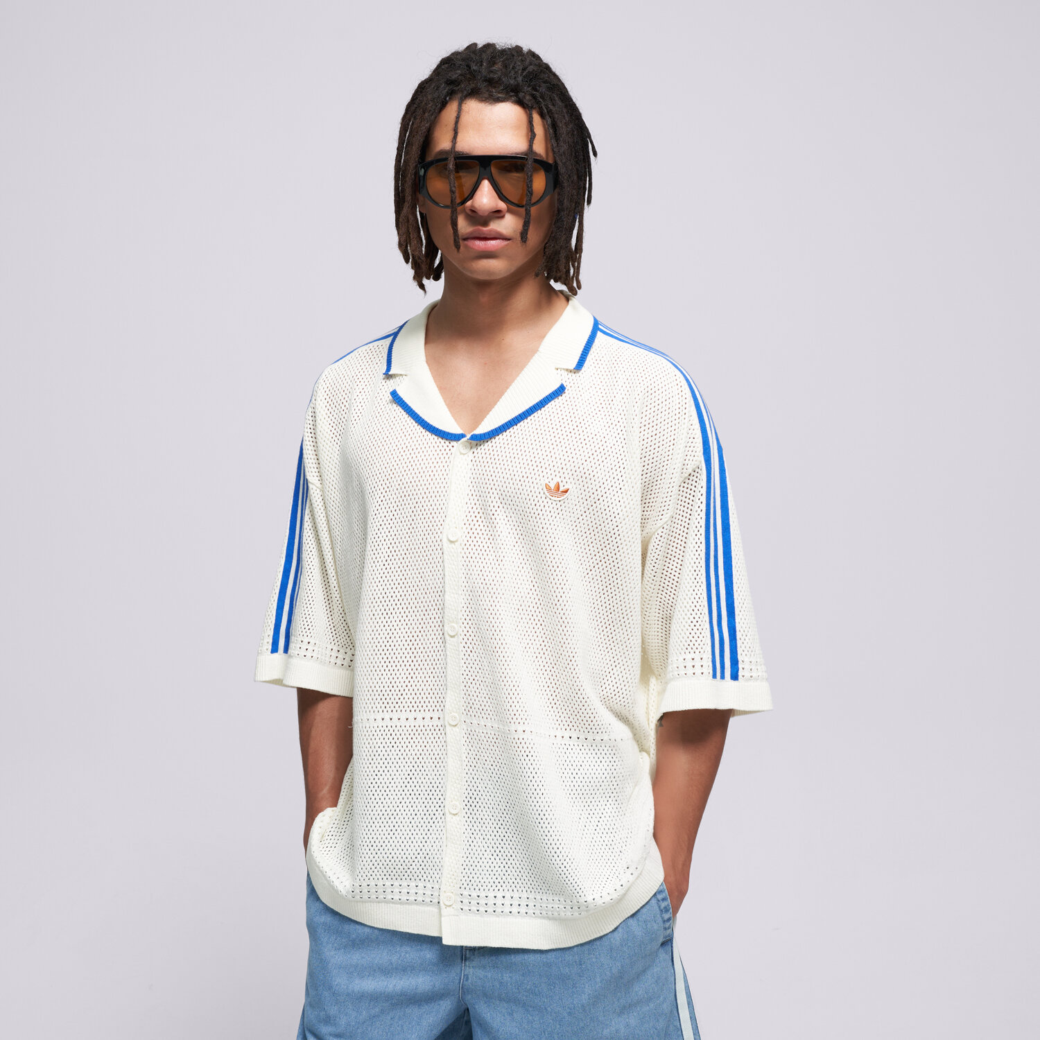 adidas Cămașă Knitted Shirt