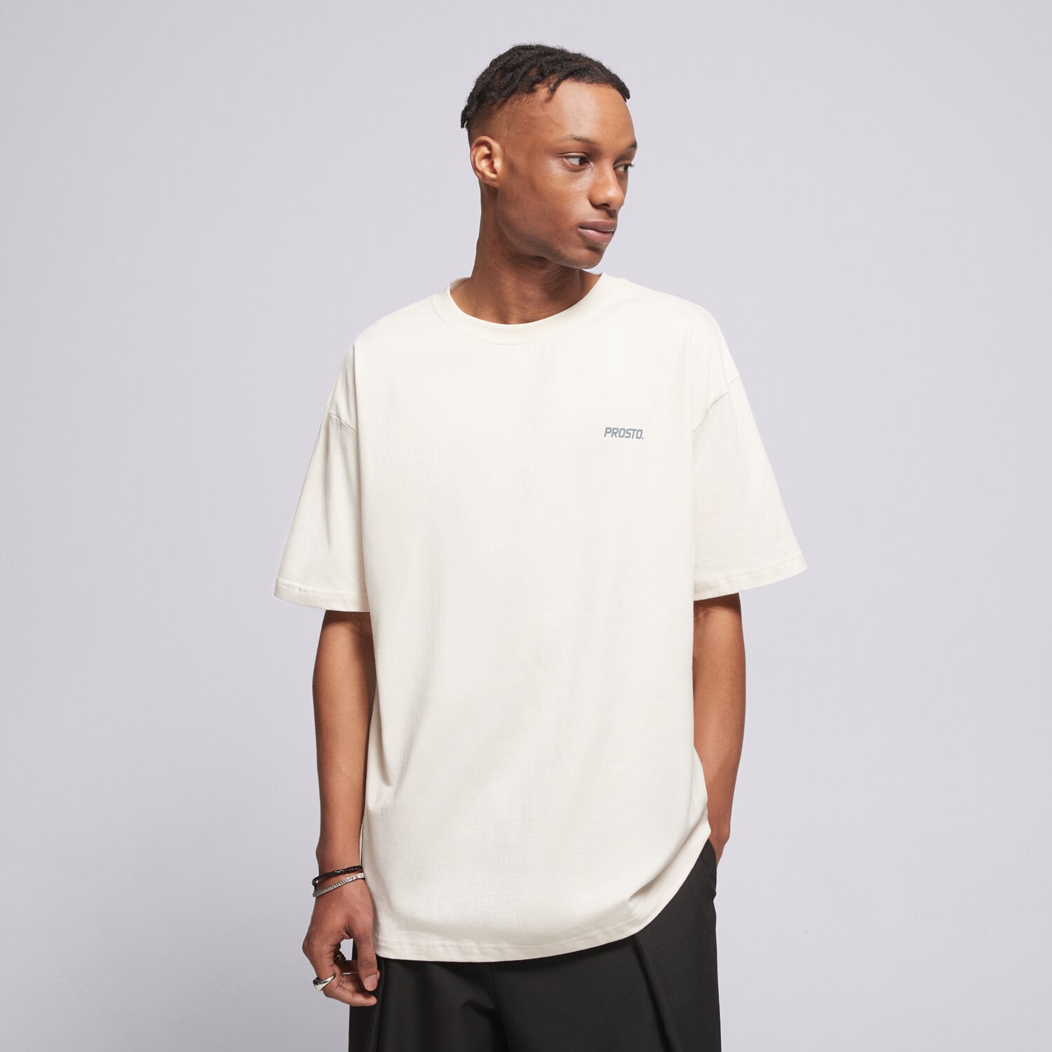Prosto Tricou Blac Off White