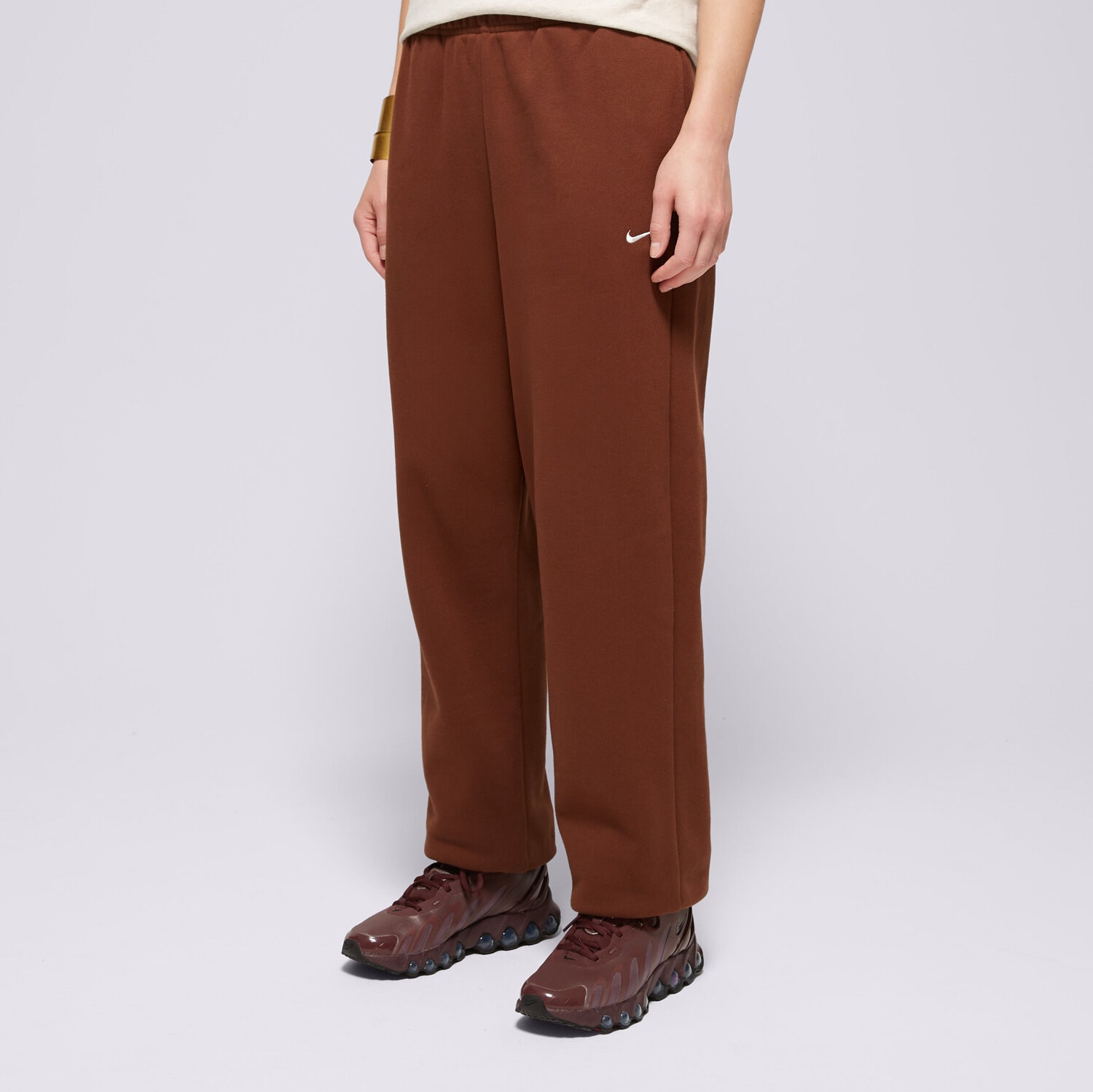 Nike Pantaloni  W Nk Stdo Flc Mw Hr Os Cff Pnt
