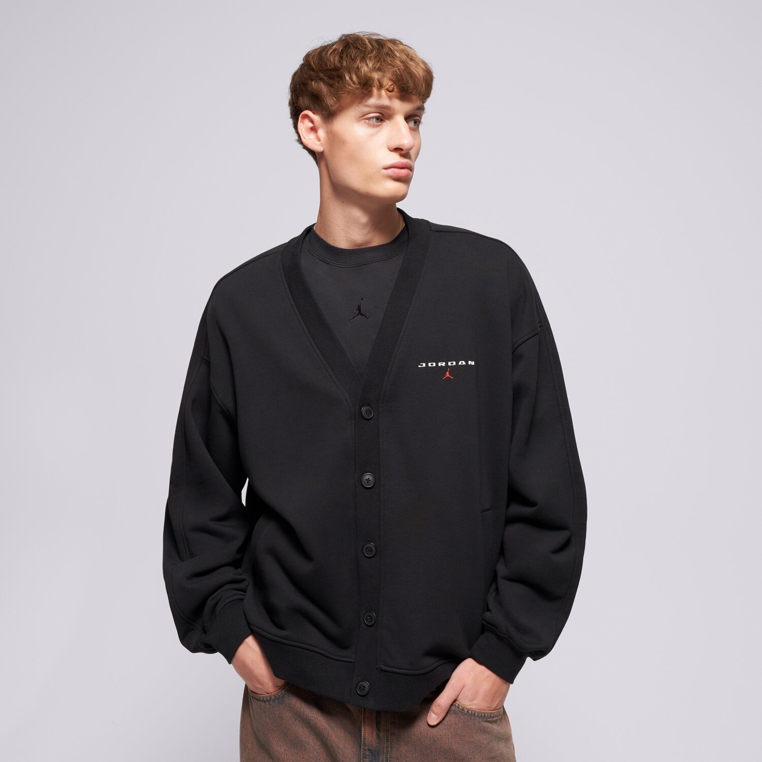 Jordan Bluză M J Flt Flc Cardigan Lb