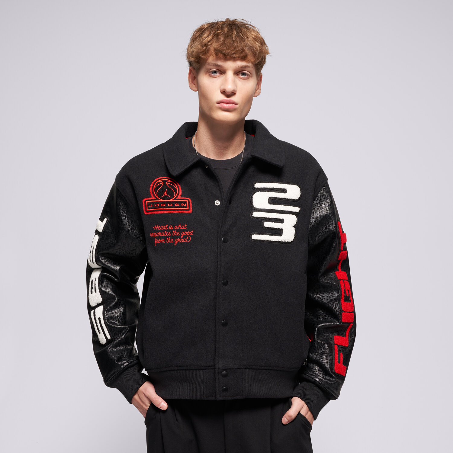 Jordan Jachetă M J Flt Varsity Jkt