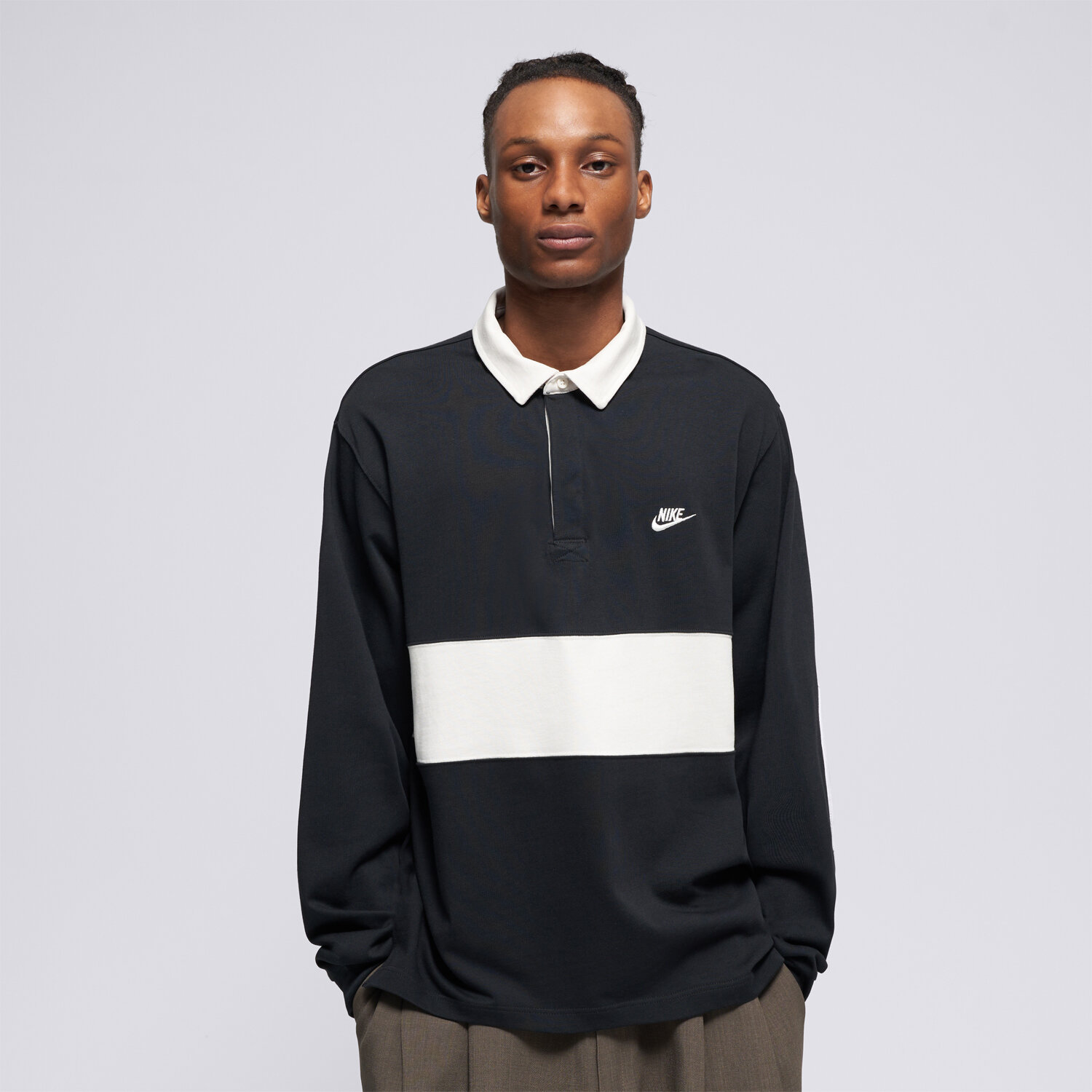 Nike Polo M Nk Club Ls Rugby Top