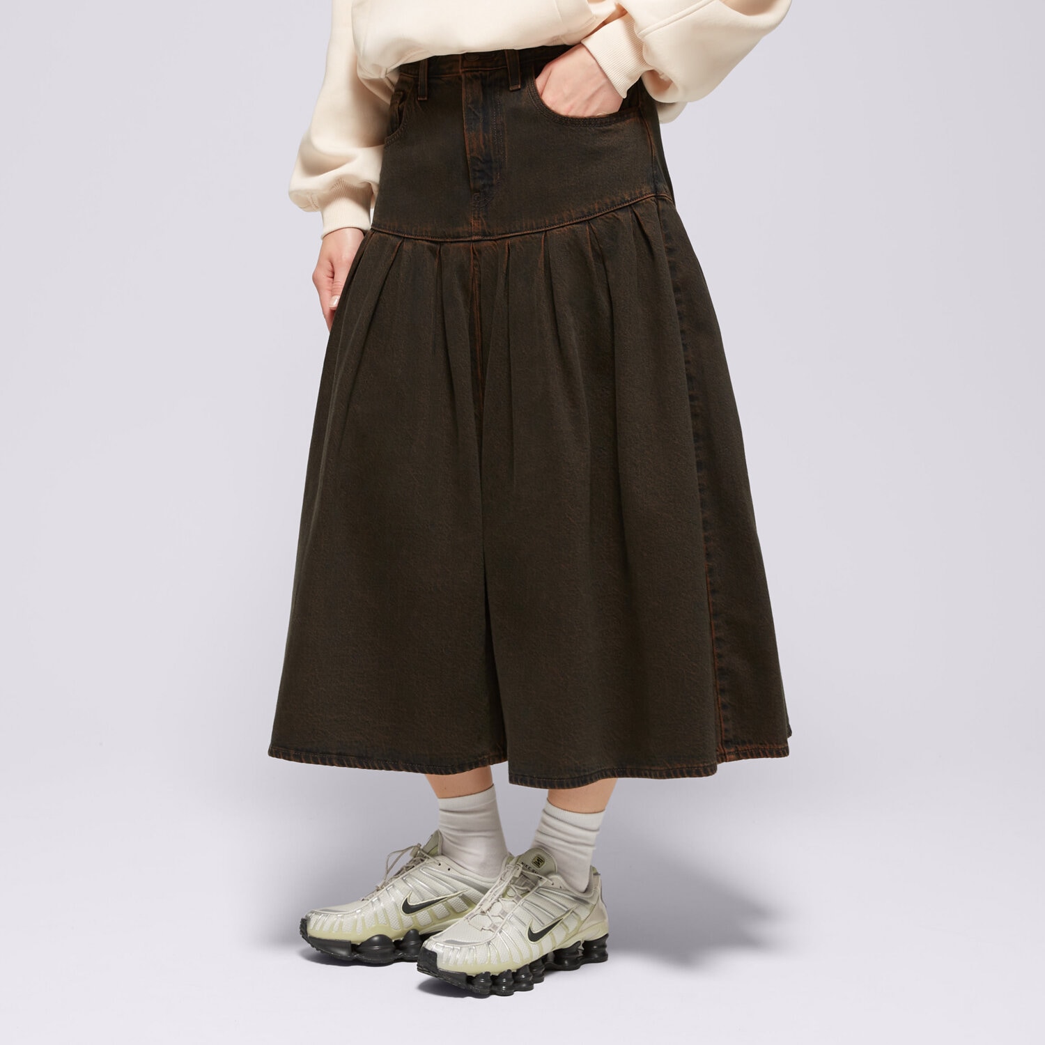 Levi's Fustă Yoked Pleated Skirt