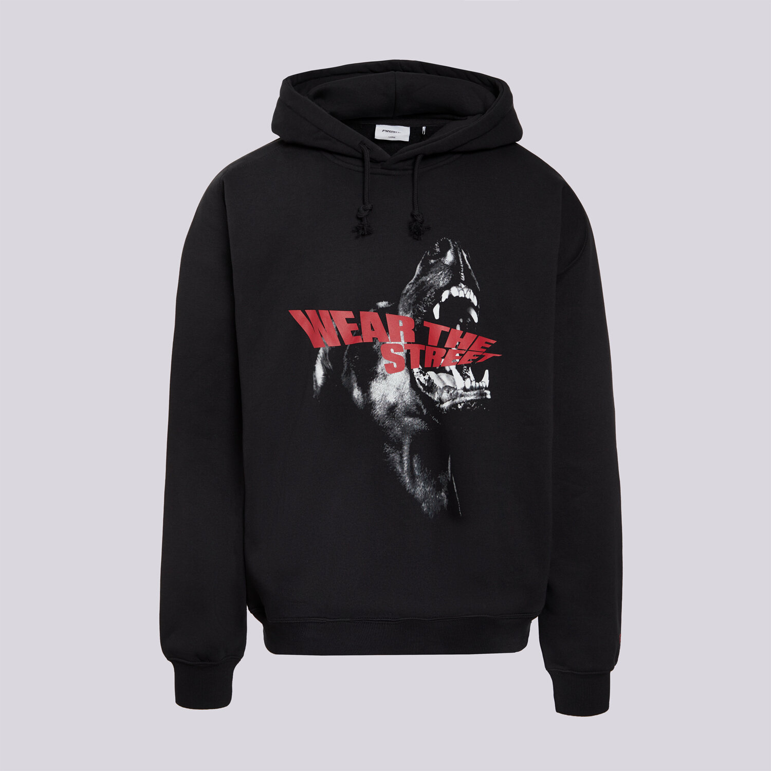 Prosto Bluză Hanorac Hoodie Bark Black