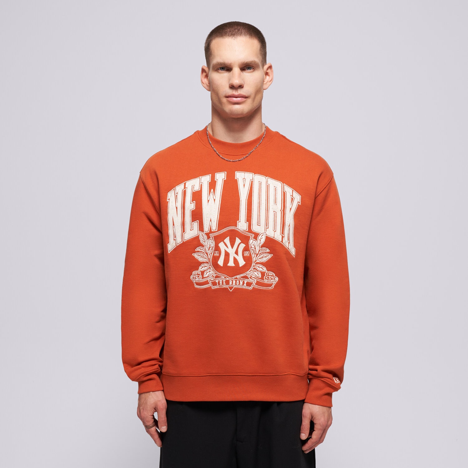 New Era Bluză Mlb Arch Grphc Crew Nyy New York Yankees