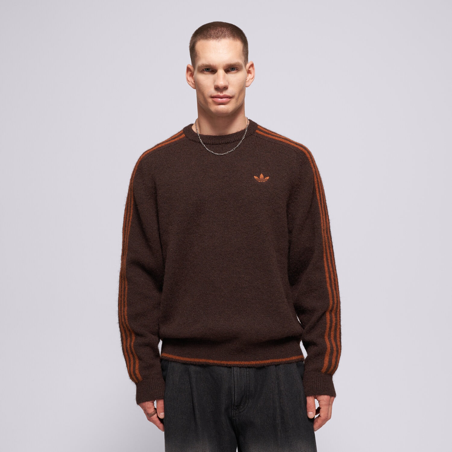 adidas Pulovăr 3S Knit Crew