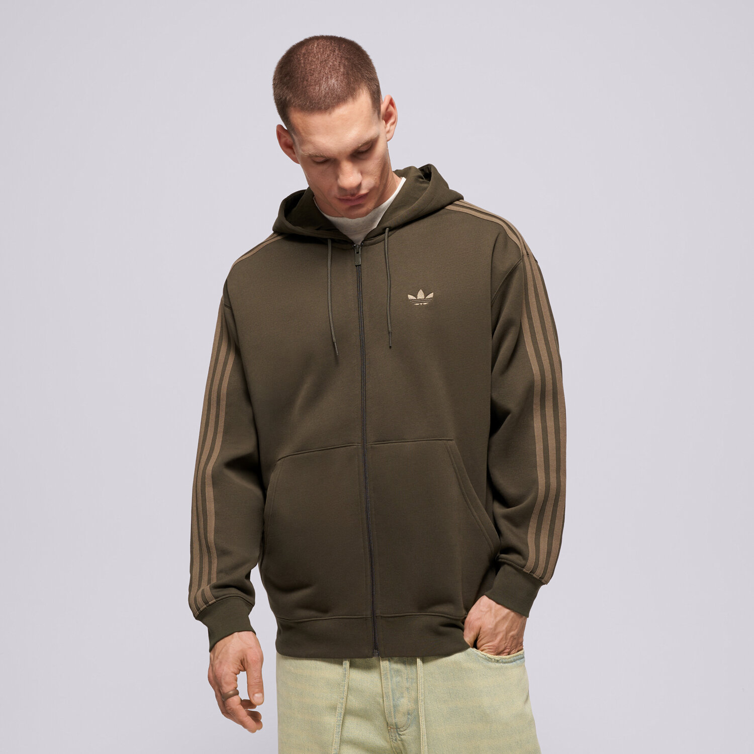 adidas Bluză Baggy Fz Hoodie