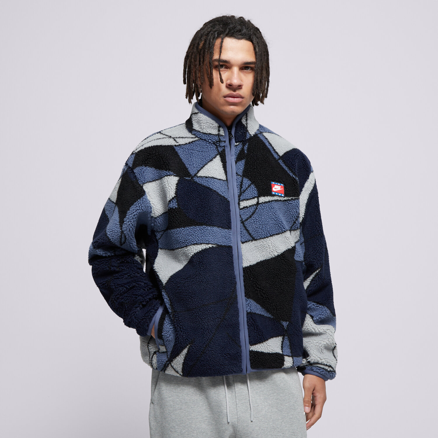 Nike Polar M Nk Club Wntr Flc Top Aop Art