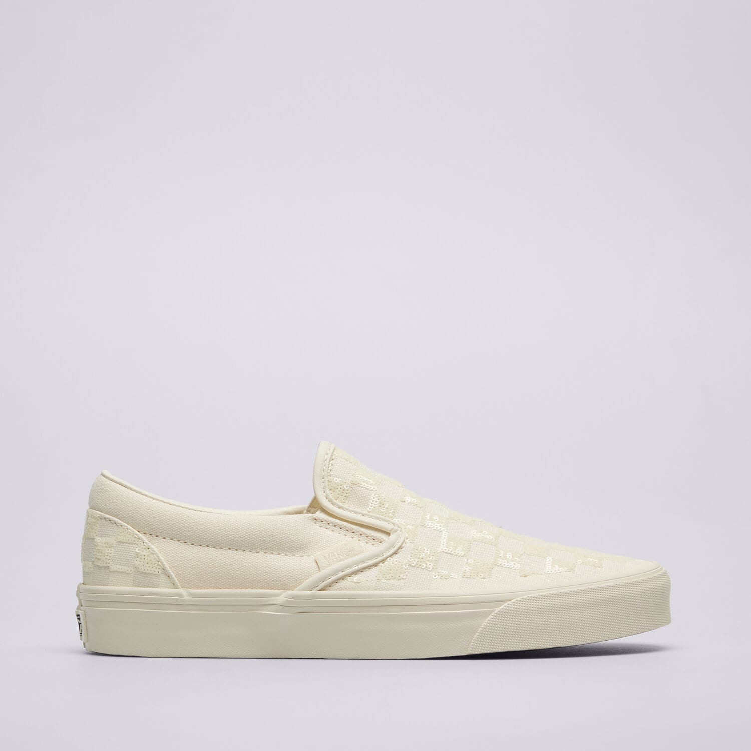 Vans Classic Slip-On Beaded White Checkerboard