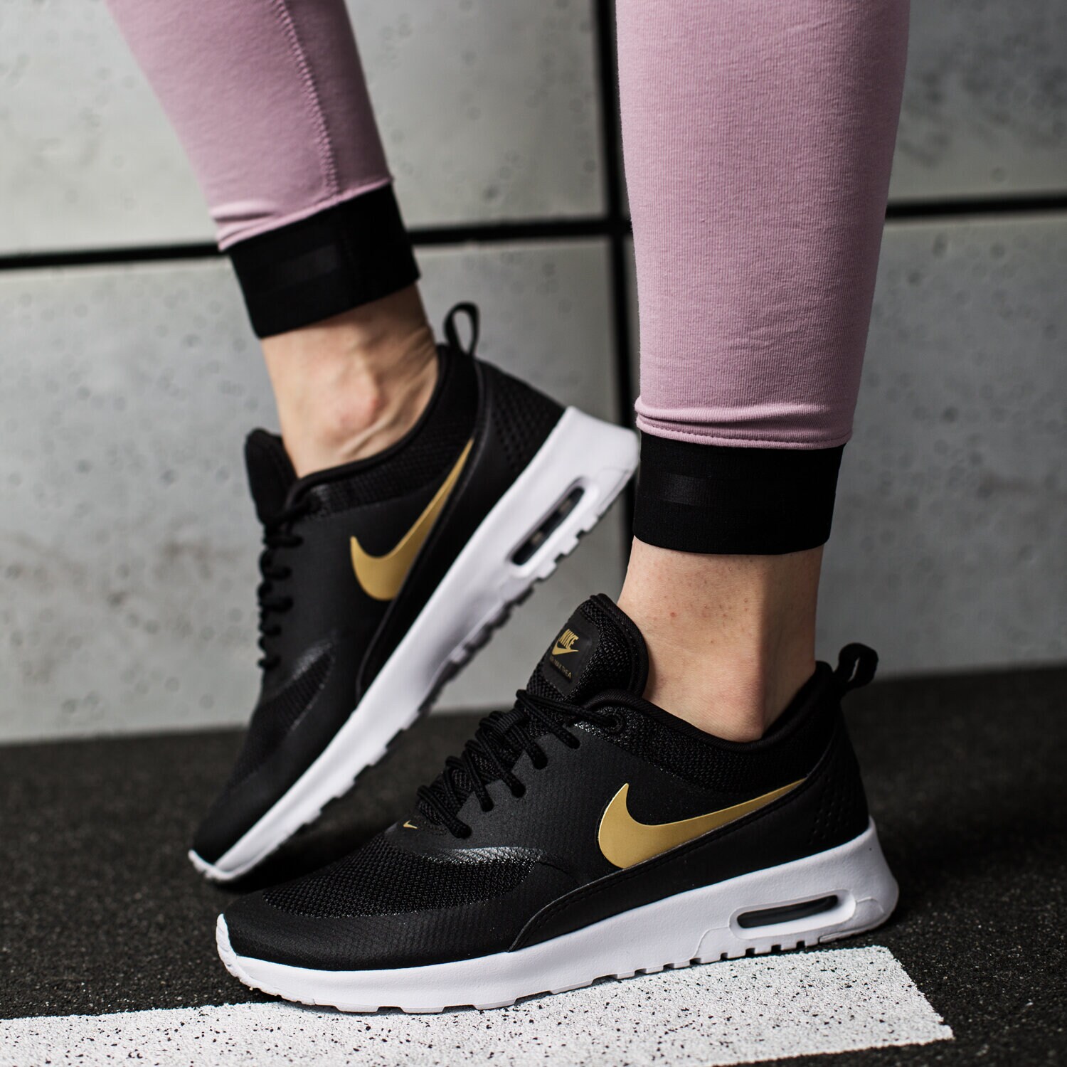 NIKE★W AIR MAX THEA NIKE WMNS NIKE AIR MAX THEA J AJ2010002 ✓ Negru | Femei