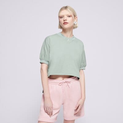 Jordan Tricou W J Ss Knit Sld Top