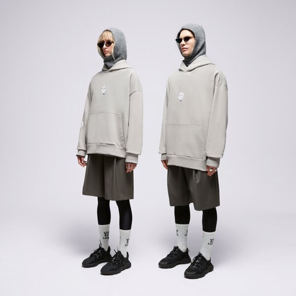 S.now Job Sizeer Hoodie im Levitating Gray