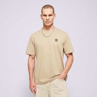 Timberland Tricou Short Sleeve Woven Badge Tee Lemon Pepper