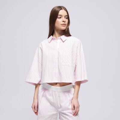 Nike Cămașă W Nsw Offln Wvn Ppln Strp Ss